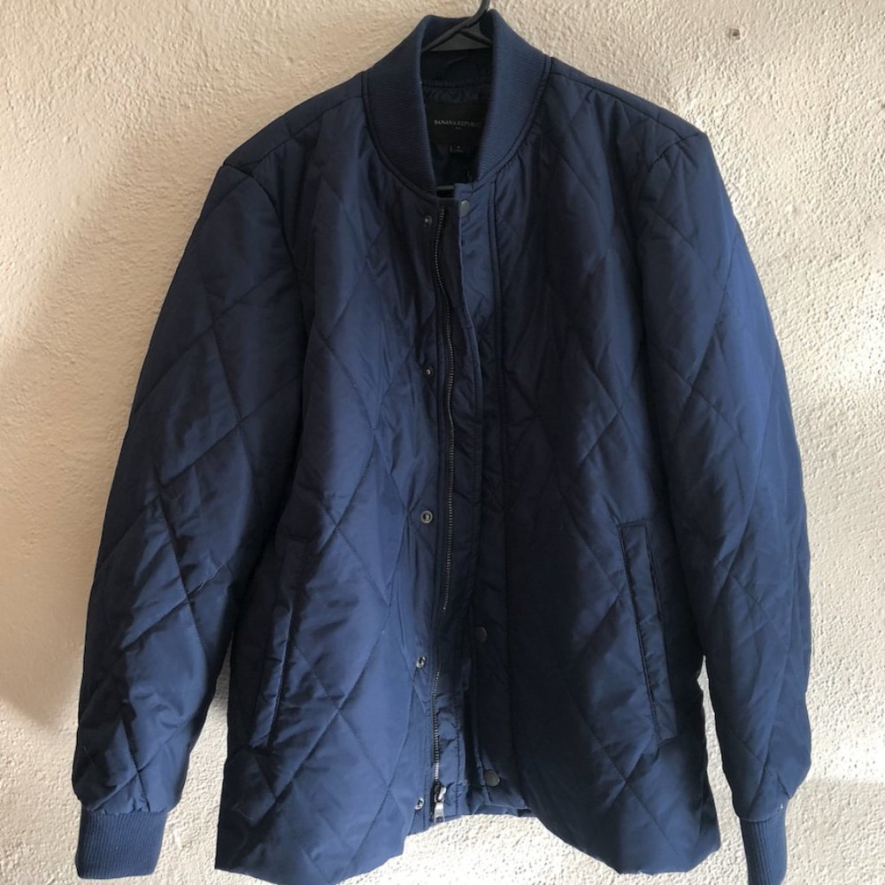 NWT Banana Republic Factory Quilted Bomber Jacket
